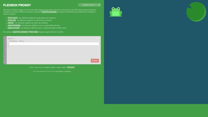 Flexbox Froggy