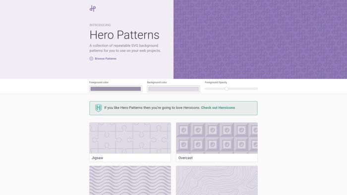 Hero Patterns