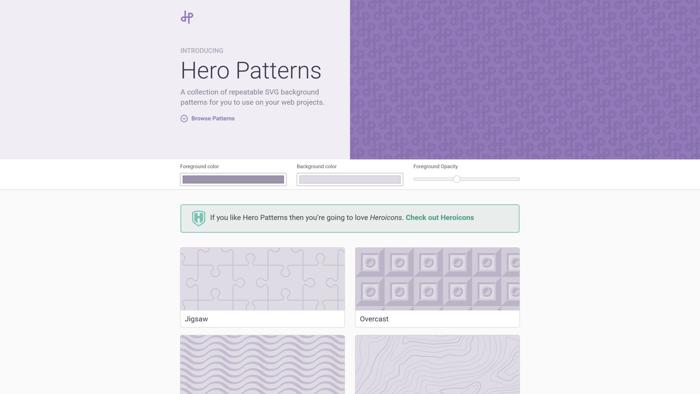 Hero Patterns