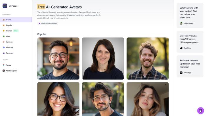 UI Faces