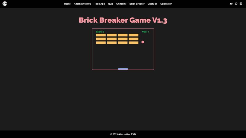 Brick Breaker Game - Jeu de Casse-Briques