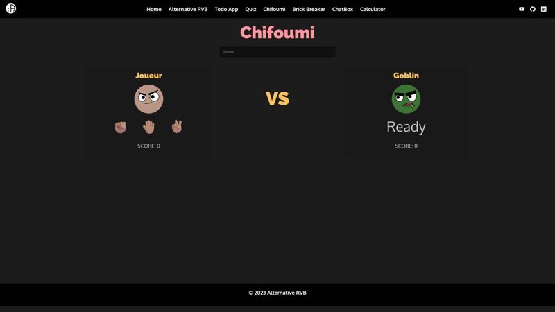 Chifoumi - Pierre, Feuille, Ciseaux