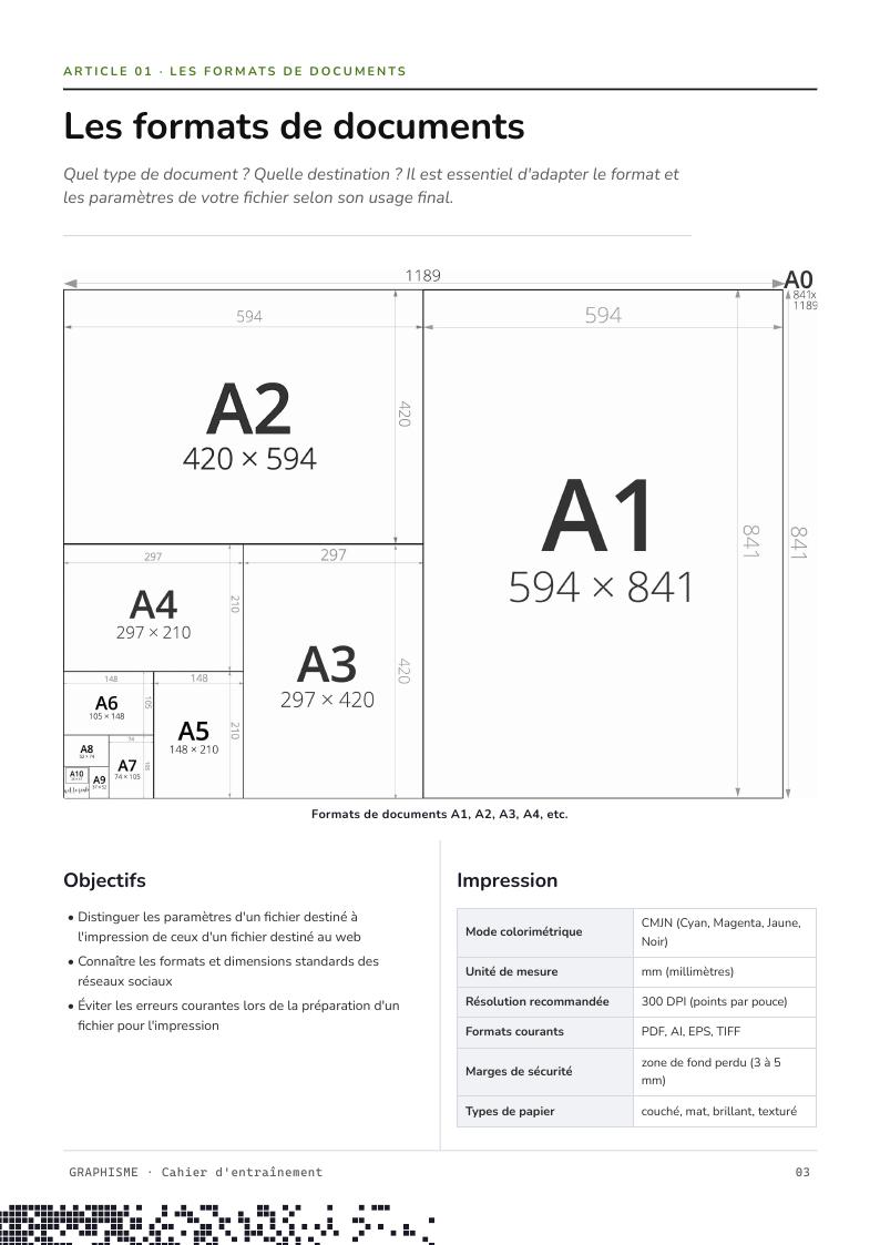 Page intérieure du magazine Design et Graphisme NowWeLearn, page 3
