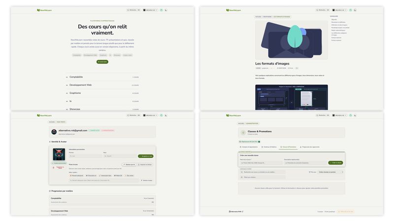 NowWeLearn - Plateforme de Cours en Ligne