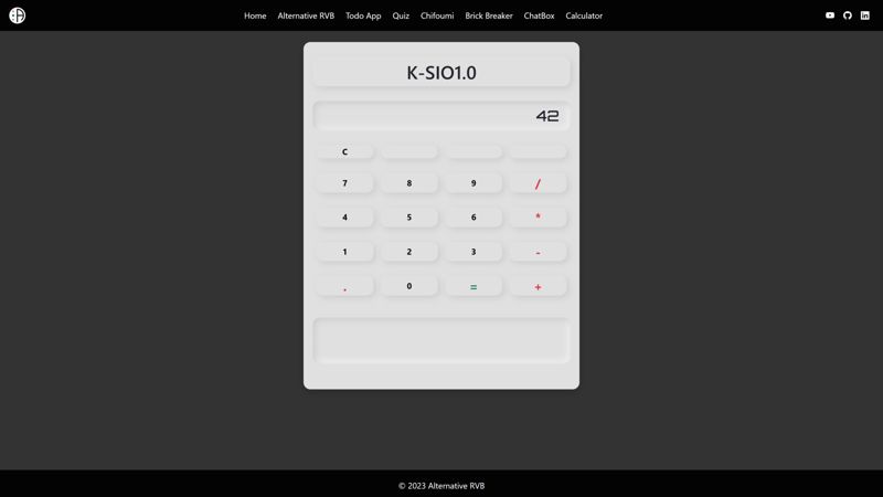 Simple Calculator - Calculatrice JavaScript