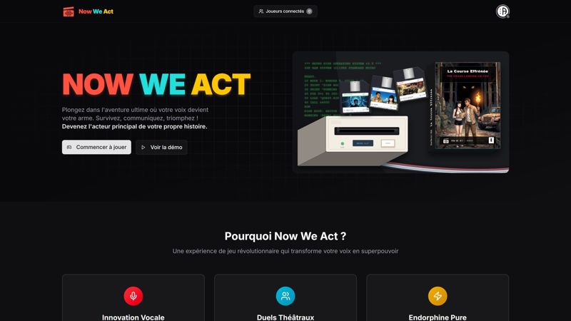 Now We Act - Jeu Multijoueur